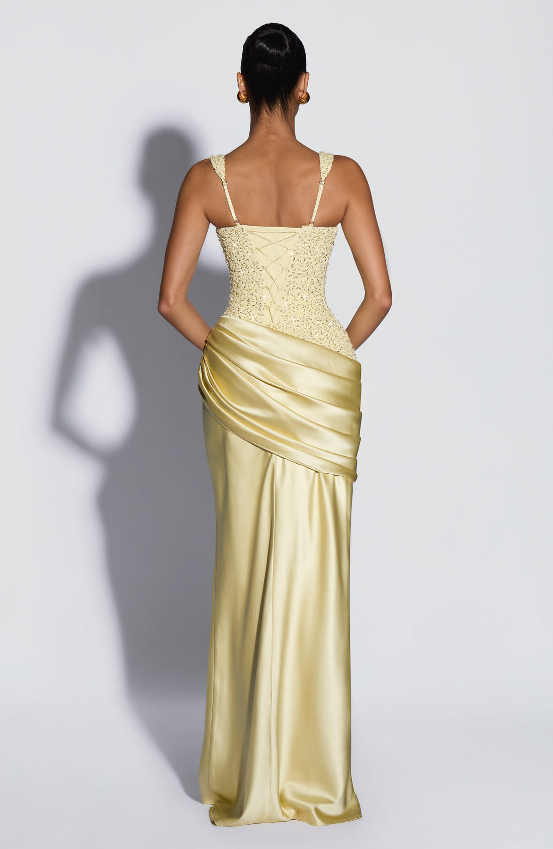 Alexandria Maxi Dress - Lemon