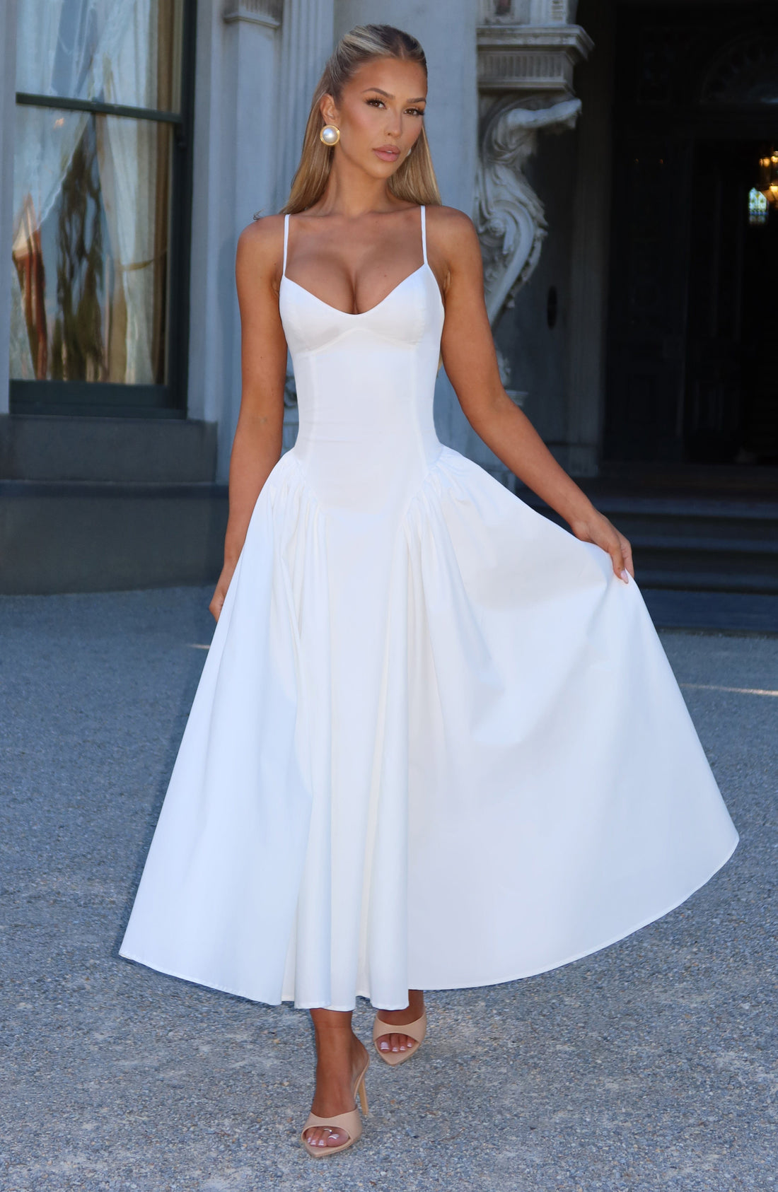 Emerson Midi Dress - Ivory