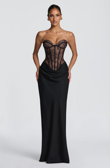 Kathleen Maxi Dress - Black