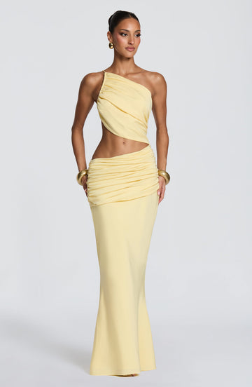 Meadow Maxi Dress - Lemon