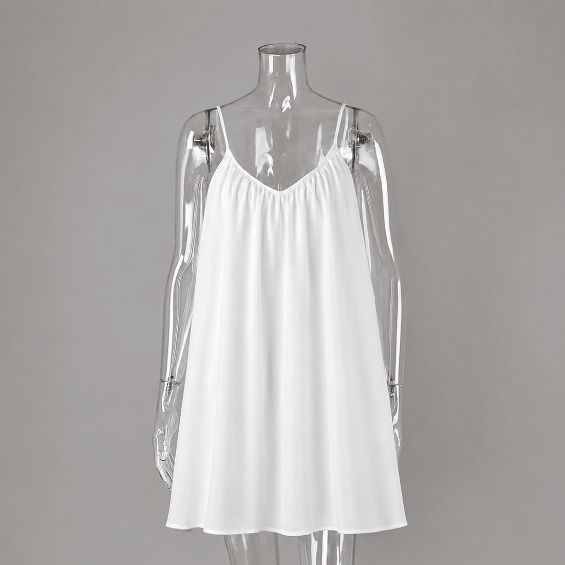 Lavinia Pleated Flowing Cami Mini Dress