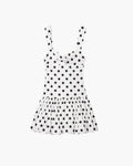 Cassy Polka Dot Balloon Mini Dress